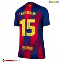 Ženske Nogometnih dresov Barcelona Andreas Christensen #15 Domači 2025-26 Kratki rokavi